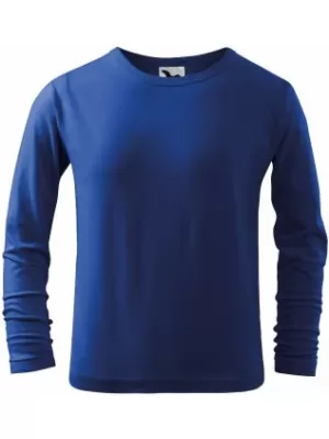 Tricou pentru copii MALFINI FIT-T LS 121 ALBASTRU REGAL