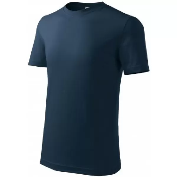  Tricou pentru copii MALFINI CLASSIC NEW 135 ALBASTRU MARIN 