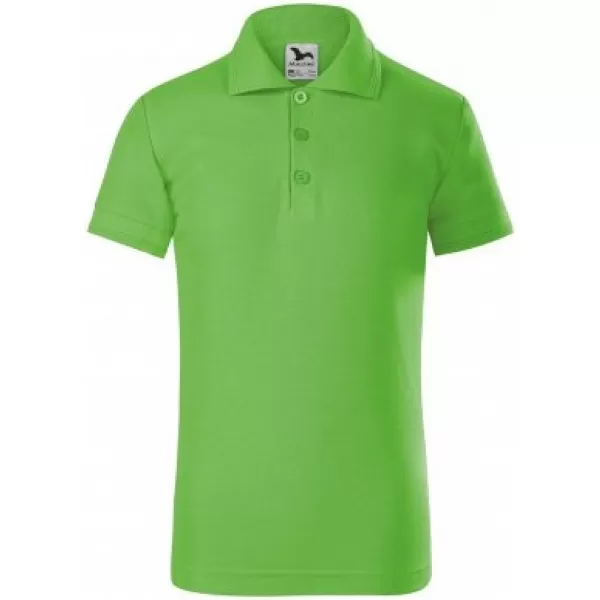  Tricou pentru copii cu guler MALFINI PIQUE POLO 222 VERDE MĂR 
