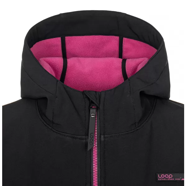  Palton softshell dama LOAP LYANA SFW2018 NEGRU 