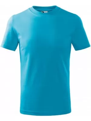 Tricou pentru copii MALFINI BASIC 138 TURCOAZ