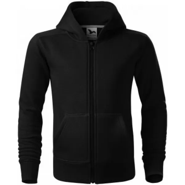  Hanorac pentru copii MALFINI TRENDY ZIPPER 412 NEGRU 
