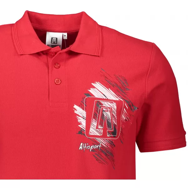  Tricou pentru bărbați ALTISPORT ALM032203 ROȘU 