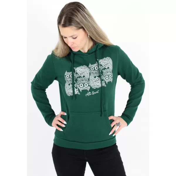  Hanorac de dama ALTISPORT ALW005JN795 VERDE INCHIS 