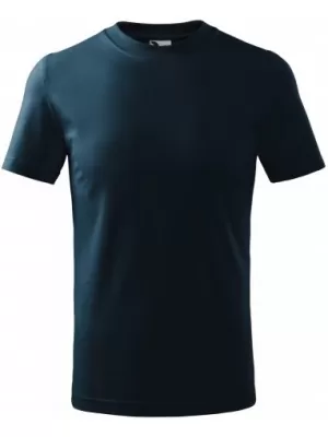 Tricou pentru copii MALFINI BASIC 138 ALBASTRU MARIN