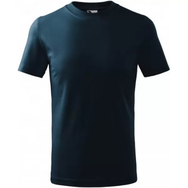  Tricou pentru copii MALFINI BASIC 138 ALBASTRU MARIN 