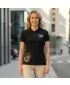 Tricou pentru femei ALTISPORT ALW026210 NEGRU SI AURIU