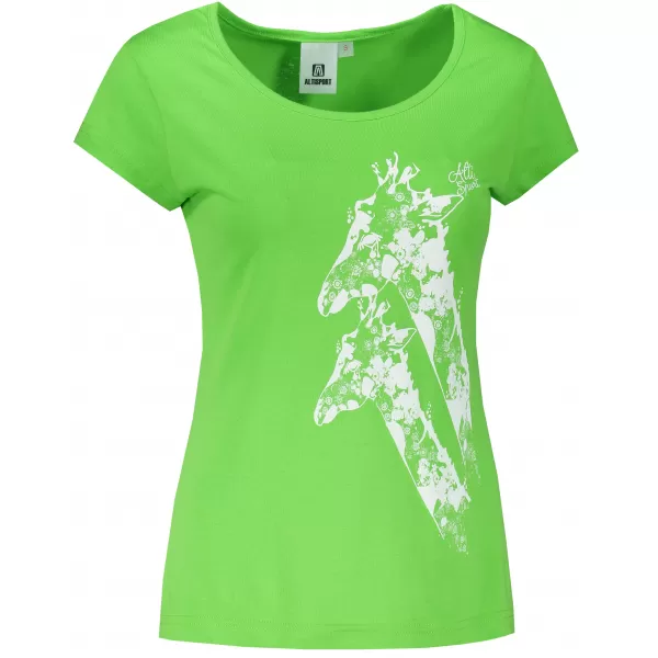  Tricou pentru femei ALTISPORT ALW034122 MĂR VERDE 