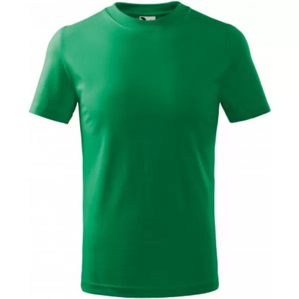  Tricou pentru copii MALFINI BASIC 138 VERDE MEDIU 