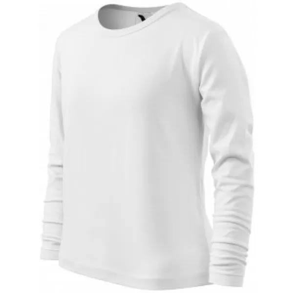  Tricou pentru copii MALFINI FIT-T LS 121 ALB 