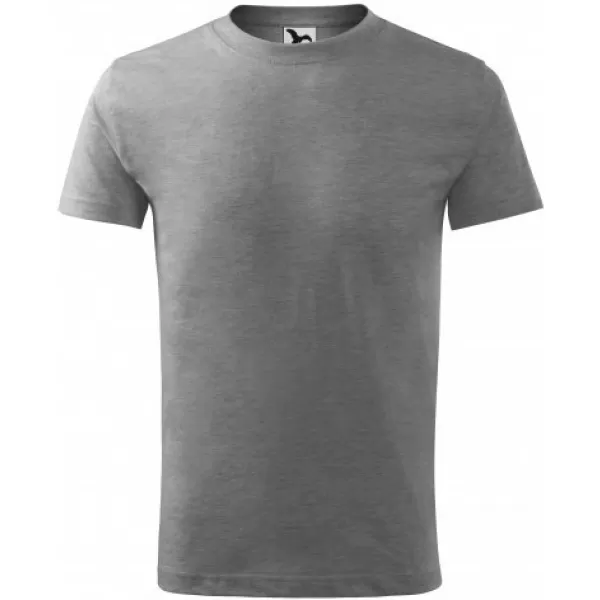  Tricou pentru copii MALFINI BASIC 138 EVIDENȚIERI GRI ÎNCHIS 