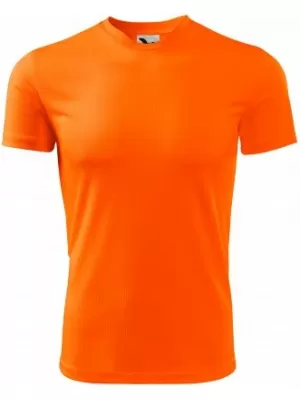 Tricou funcțional pentru copii MALFINI FANTASY 147 PORTOCALIU NEON