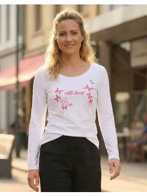 Tricou pentru femei ALTISPORT ALW011169 ALB