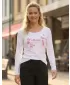 Tricou pentru femei ALTISPORT ALW011169 ALB