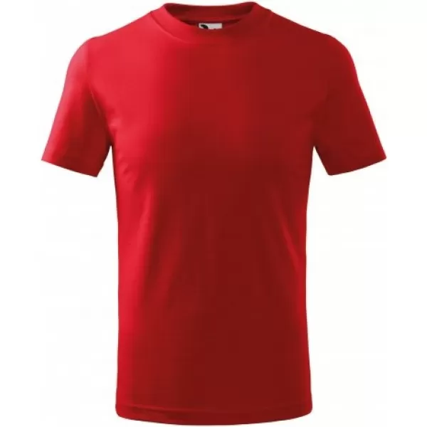  Tricou pentru copii MALFINI BASIC 138 ROŞU 