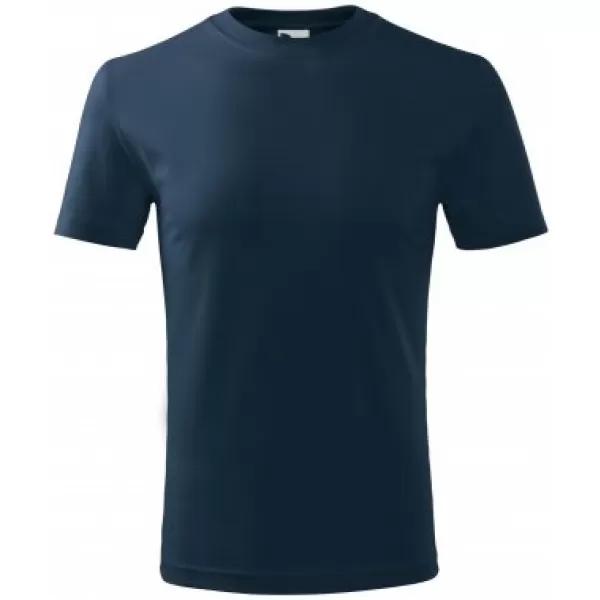  Tricou pentru copii MALFINI CLASSIC NEW 135 ALBASTRU MARIN 