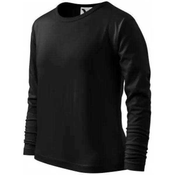  Tricou pentru copii MALFINI FIT-T LS 121 NEGRU 