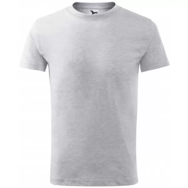  Tricou pentru copii MALFINI CLASSIC NEW 135 EVIDENȚIERI GRI DESCHIS 