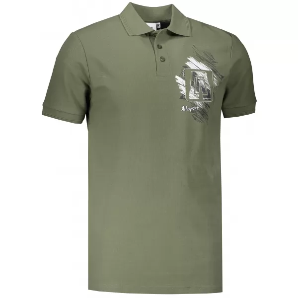  Tricou pentru bărbați ALTISPORT ALM032203 KAKI 