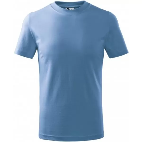  Tricou pentru copii MALFINI BASIC 138 ALBASTRU CERUL 