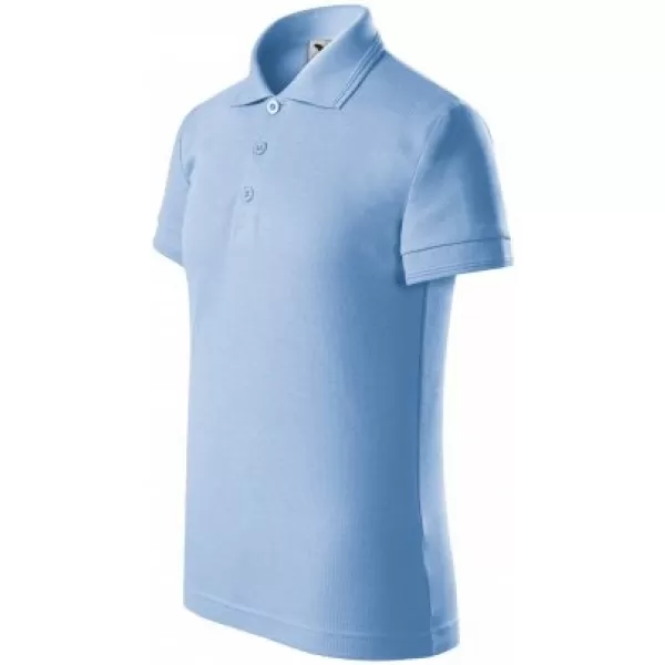 Tricou pentru copii cu guler MALFINI PIQUE POLO 222 ALBASTRU CERUL 
