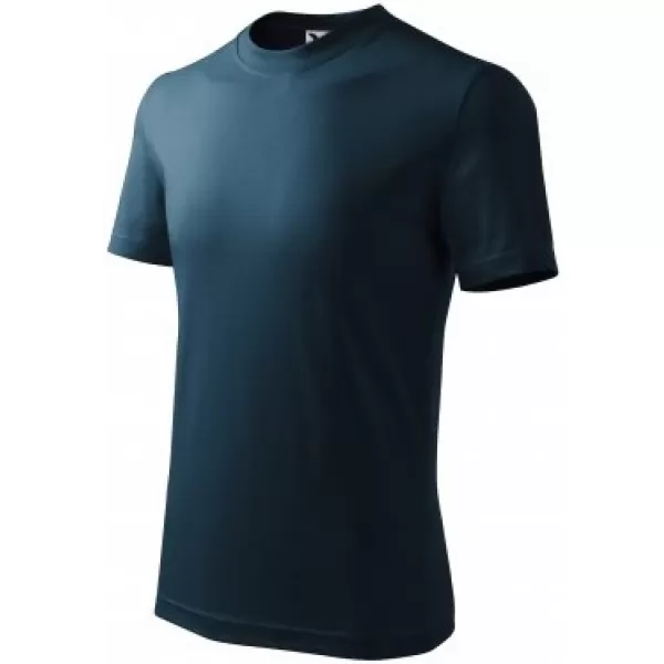 Tricou pentru copii MALFINI CLASSIC 100 ALBASTRU MARIN 