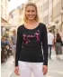 Tricou pentru femei ALTISPORT ALW011169 BLEUMARIN/ROZ