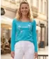 Tricou pentru femei ALTISPORT ALW011169 TURCOAZ