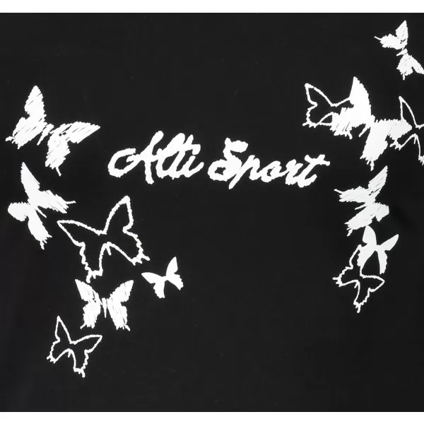  Tricou pentru femei ALTISPORT ALW011169 ALB-NEGRU 