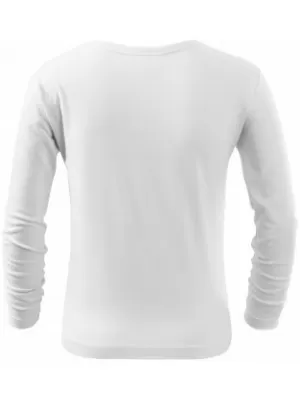 Tricou pentru copii MALFINI FIT-T LS 121 ALB