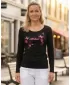 Tricou pentru femei ALTISPORT ALW011169 NEGRU