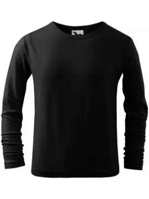 Tricou pentru copii MALFINI FIT-T LS 121 NEGRU