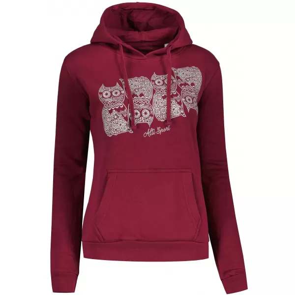  Hanorac de dama ALTISPORT ALW005JN795 BURGUNDIA 