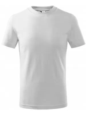 Tricou pentru copii MALFINI BASIC 138 ALB