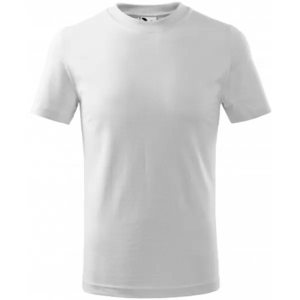  Tricou pentru copii MALFINI BASIC 138 ALB 