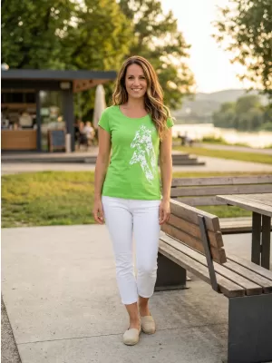 Tricou pentru femei ALTISPORT ALW034122 MĂR VERDE