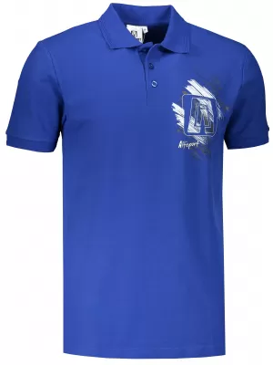 Tricou pentru bărbați ALTISPORT ALM032203 ALBASTRU REGAL