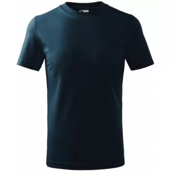  Tricou pentru copii MALFINI CLASSIC 100 ALBASTRU MARIN 
