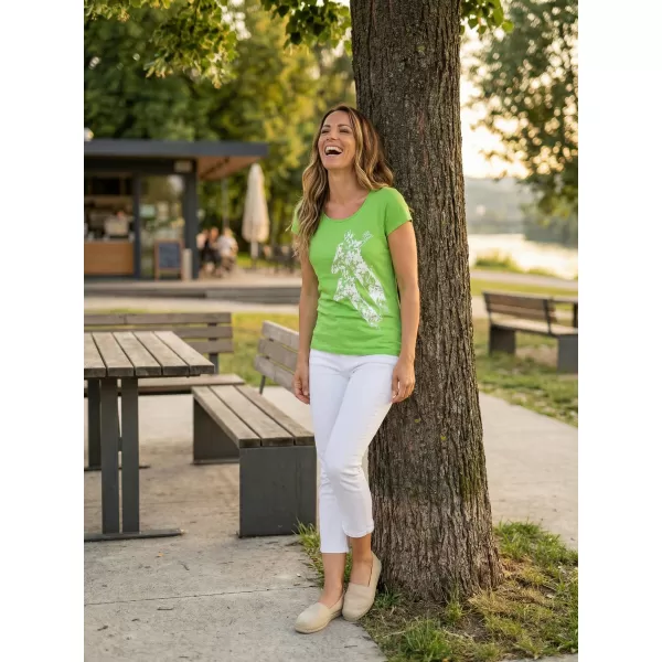  Tricou pentru femei ALTISPORT ALW034122 MĂR VERDE 