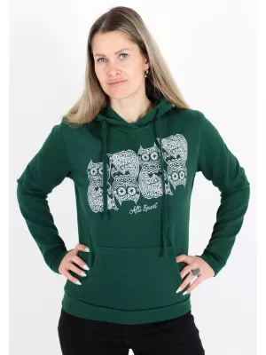 Hanorac de dama ALTISPORT ALW005JN795 VERDE INCHIS