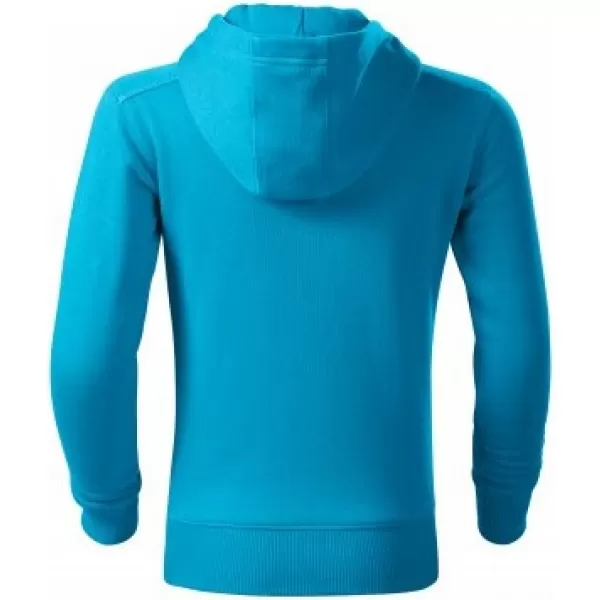  Hanorac pentru copii MALFINI TRENDY ZIPPER 412 TURCOAZ 