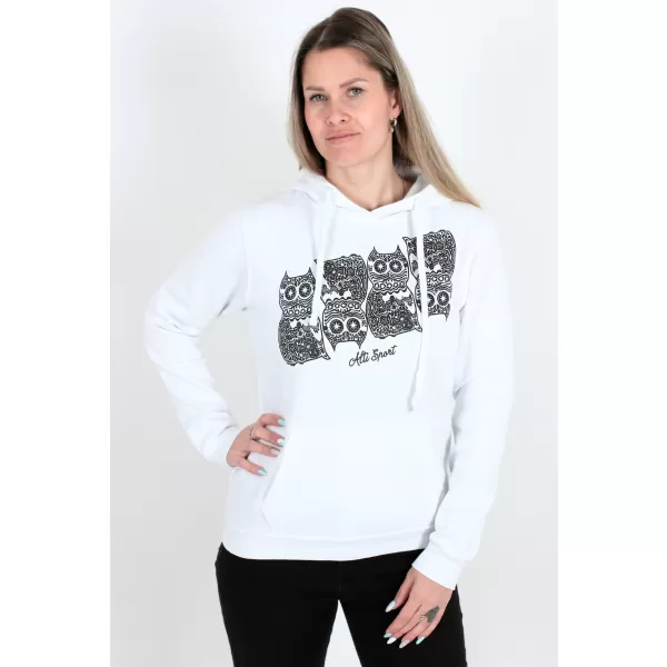  Hanorac de dama ALTISPORT ALW005JN795 ALB 