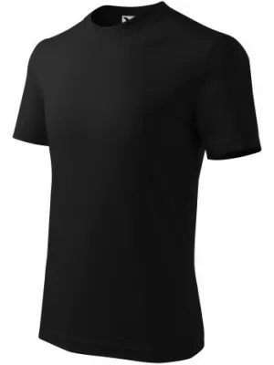 Tricou pentru copii MALFINI BASIC 138 NEGRU
