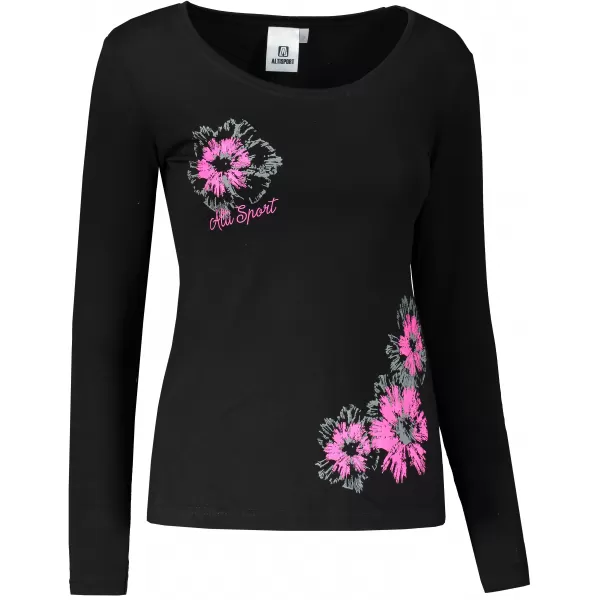  Dámské triko ALTISPORT CARRYOVER ALW016169 ČERNÁ 