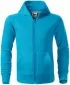 Hanorac pentru copii MALFINI TRENDY ZIPPER 412 TURCOAZ