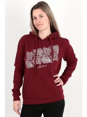 Hanorac de dama ALTISPORT ALW005JN795 BURGUNDIA