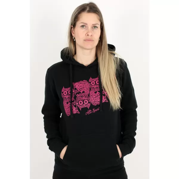  Hanorac de dama ALTISPORT ALW005JN795 NEGRU ROZ 