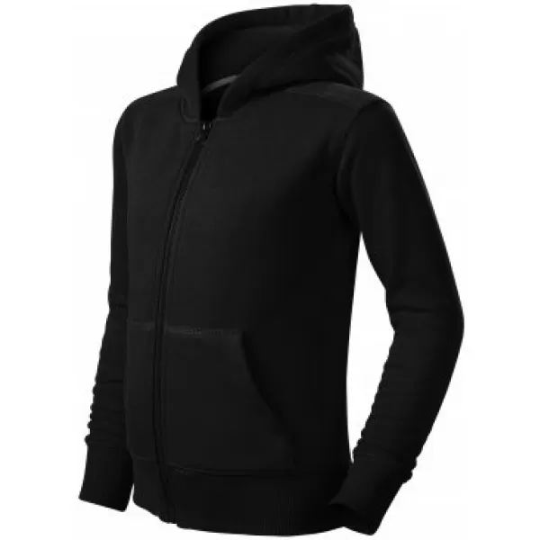  Hanorac pentru copii MALFINI TRENDY ZIPPER 412 NEGRU 