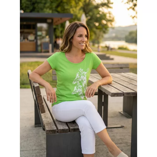  Tricou pentru femei ALTISPORT ALW034122 MĂR VERDE 