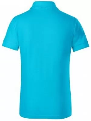 Tricou pentru copii cu guler MALFINI PIQUE POLO 222 TURCOAZ